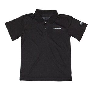 NWT CARHARTT Boys Upf 50 Short Sleeve Force Sun Defender Polo Shirt 4 4T